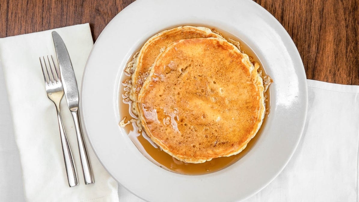 Cinnamon Raisin Pancakes.